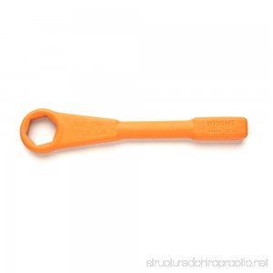 Wright Tool 18H40 6 Point Straight Handle Striking Face Box Wrench with Orange Finish 1-1/4 Nut Size x 3/4 Stud Size - B00IEYJNYI