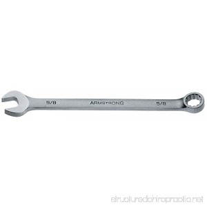 Armstrong 25-490 1-1/4 12 Point Satin Chrome Long Pattern Combination Wrench - B00C3HXZG4