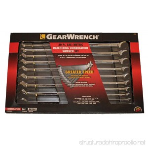 GearWrench 20-Piece Ratcheting Wrench Set SAE and Metric # 8920A - B015HZ2G40