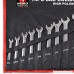 Neiko 03576A Raised Panel Combination Wrench Set with Storage Pouch 14 Piece | Long Pattern SAE - B000URHEPM