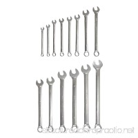 Neiko 03576A Raised Panel Combination Wrench Set with Storage Pouch  14 Piece | Long Pattern SAE - B000URHEPM