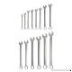 Neiko 03576A Raised Panel Combination Wrench Set with Storage Pouch  14 Piece | Long Pattern SAE - B000URHEPM