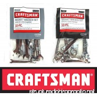 USA Craftsman 10pc Standard SAE + 10 pc Metric MM Midget Ignition Wrench Set - B0786V1PTD