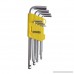 18 Pieces Long Arm Allen Hex Key Wrench Set Ball End 1.5-10mm and Security Torx End T10-T50 - B078BGMF6B