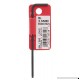Bondhus 15754 2.5mm Ball End Tip Hex Key L-Wrench with ProGuard Finish  Tagged and Barcoded  Long Arm - B000V4B2ZW