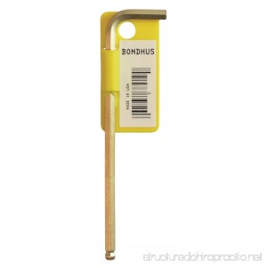 Bondhus 37905 Tagged and Barcoded 3/32 Ball End Tip Hex Key L-Wrench with GoldGuard Finish 3.4 - B012UT9ED2
