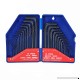 WORKPRO W022018A 30-Piece Hex Key Set w/Plastic Box  SAE & Metric  Chrome-Vanadium Steel - B010811YZU