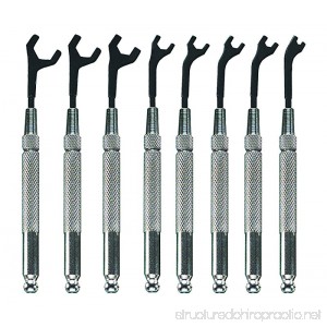 Moody Tools 58-0161 8-Piece Metric Open End Wrench Set - B003HGHU9I