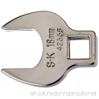SK Hand Tool 42358 3/8-Inch Drive Open End Crowfoot Wrench  18mm - B002YKIY20