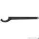 Uxcell a13050900ux0282 140mm x 20mm Black 28-32mm Opening Dia Carbon Steel Hook Spanner Wrench - B00E6KTT5W