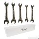 Yuauy 9 mm thru 18 mm Double Ended Wrench Spanner Tool Kit Bike Bicycle Cycling 5 PCs Set - B071CLC27X