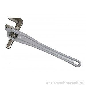 ESKALEX>>18 90 Degree-Offset Aluminum Pipe Wrench Plumbing And Heavy Duty Strong and light weight aluminum construction Will not easily break or warp 90 degree offset jaws Length: 18 - B07DZFPQ6Y