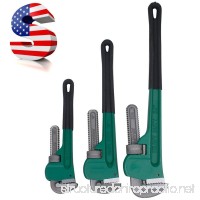 Funwill Shipping from USA 3 Pc Aluminum Pipe Wrench 14 18 24 Heavy Duty Plumbing Tools Good Toughness Anti-rust and Anti-corrosion Machine - B07FY7B572