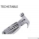 LUBAN Stainless Steel Nail Hammer Portable Universal Safety Hammer Multi tool Pliers Screwdriver Camping Tools - B07G592RVC