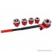 New Ratchet Pipe Threader Kit Set Handle Plumbing Case Ratcheting w/5 Stock Dies Handle Plumbing Case - B071P7DGW1