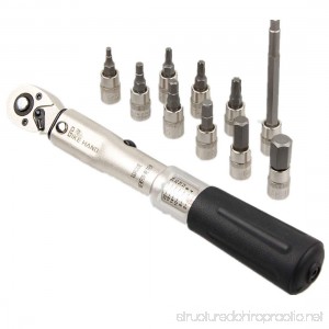 Mzcurse MTB Repair Torque Wrench Allen Key Socket Kit Tools 1/4 Torque Fix Set - B0779V8PKF