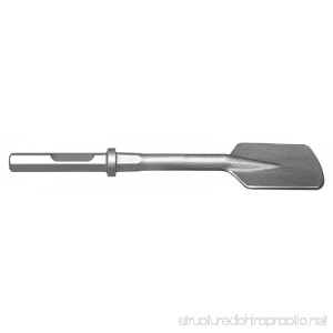 Champion Chisel 1-1/8 by 6-Inch Hex Shank with Notch Clay Spade - Designed for 60lb & 90lb Pneumatic Hammers - B01N6TIAJH
