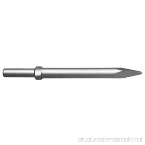 Champion Chisel 12-Inch Long .680 Round Shank Oval Collar Chipping Hammer Moil or Bull Point - B01MUD89TT