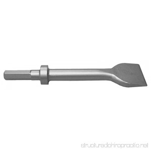 Champion Chisel 12-Inch Long by 2-Inch Wide .580 Hex Shank Round Collar Chipping Hammer Chisel - B01MR34SVK