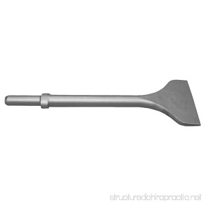 Champion Chisel 12-Inch Long by 4-Inch Wide .680 Round Shank Oval Collar Chipping Hammer Chisel - B01N6TIBOY