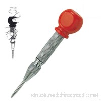 ESKALEX>>Auto Adjustable Center Punch with Large Striking Head Spring Chrome S2 Quality And Material: S2 Chrome plate body Adjustable spring mechanism Depressing the end cup release a spring - B07DY9K6YB