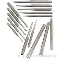 K&N41 industrial punch and chisel set mechanics pin tapered center chisel punch set of 16 pcs - B07DBGFLL5