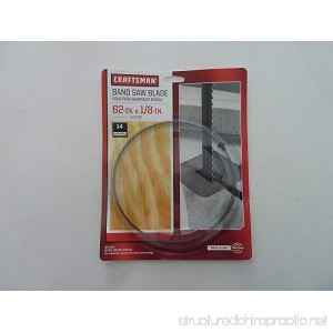 Craftsman 1/8 x 62 in. Band Saw Blade 14 TPI Hook Tooth (921792) - B00127QRUM