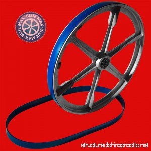 New Heavy Duty Band Saw Urethane 2 Blue Max Tire Set ULTRA REPLACES GRIZZLY T23071 - B07G2S98S4