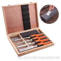 4pcs Wood Chisel Set with Double-Sided Sharping Stone Tacklife 1/4 1/2 3/4 1 Woodworking Chisel with Wooden Box Ideal for Woodworking  Planing Carving - HWC3A - B07DGWWLPC