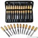 AONAN Wood Carving Chisel Set - Deluxe 12 Piece Sharp Woodworking Tools Carrying Case - Great for Beginners DIY Art Craft best wood carving tools - B0752782JP