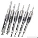 Breynet Woodworker Square Hole Mortise Chisel Drill Bit Tool Set Kit for Wood  Woodworking Hole Saw Mortising Chisel Drill Bit Set Attachment for Drill Press 1/4" 5/16" 3/8" 1/2" 9/16" 5/8" - B07DXJBQWH