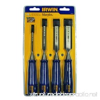 Irwin Marples M444/S4 4-Piece Blue Chip Bevel Edge Woodworking Chisel Set - B0000457K2