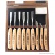 Narex 9 Piece Set Carving Chisels with 3 Knives and 6 Carving Chisels in Wooden Presentation Box 894813 - B0165XMFF8
