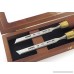 Narex Pair Right & Left 12 mm 1/2 Skew Paring Chisels in Wooden Presentation Box 851662 - B0165WAAMY