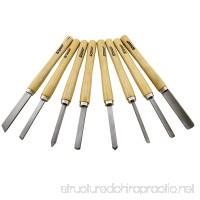 Science Purchase 8 Piece Wood Chisel Woodworking Lathe Hand Tool Set - B004UMB4CW