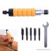 Whitelotous 8pcs Electric Woodworking Woodcut Hand Carving Chisel with Flexible Shaft Set Tool - B07D31TBJ1