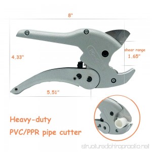 PVC/PPR Pipe And Tube Cutter 1-5/8-inch 42mm Heavy Duty Pipe Cutter - B07D3ZPXDL