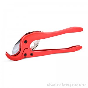 Ratcheting PVC Pipe Cutter - 2 Inch w/Carry Bag for Tubing Hose & Pipe up to 2 in Diameter - B071P6SZ9V