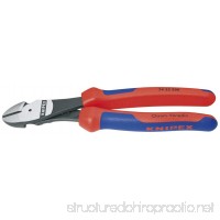 Knipex 7422250SBA 10-Inch High Leverage Angled Diagonal Cutters - Comfort Grip - B000X4PTUE