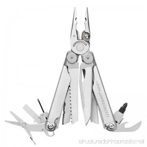 LEATHERMAN - Wave Plus with Cap Crimper Multitool Stainless Steel - B079MJ7TC3