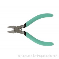 Xcelite S475NJSV Tapered Head Diagonal Cutter  Flush Jaw  5" Length  3/4" Jaw Length  Green Cushion Grip Handle - B004UNGFYI