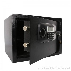 Dporticus Fire Resistant Safe，Electronic Digital Lock Safe，Cabinet Safes-0.5 Cubic Feet - B07G575295