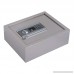 Festnight Top Opening Drawer Safe with Electronic Combination Lock Gray - B07B2T8D9F