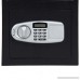 GHP 11.8x14.2x17.7 Black Box Silver Panel Steel Keypad Lock Electronic Safe Box - B07G5JD2J6