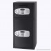 Happybuy Security Safe Box Digital Double Door Security Box Electronic Steel Security Safe For Cash Gun Jewelry Home Secure (double door) - B07351JB1G