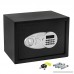 HomGarden Electronic Security Safe 0.5-Cubic Feet Digital Lock Fire Proof Jewelry Cash Passports Gun Box Black - B07FFVP33L
