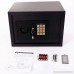 Leadzm Small Size Electronic Digital Steel Safe Strongbox Theft Proof For Household Secret Office Travel Black - B079BTP9YV