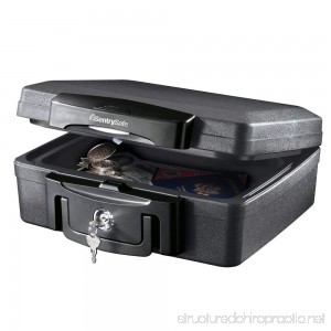 SentrySafe Fire Safe Waterproof Fire Resistant Chest.17 Cubic Feet Extra Small H0100CG - B00GE586CY