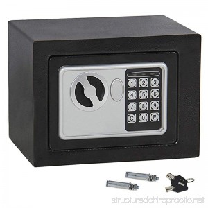 ZENSTYLE Security Safe Box with Digital Lock Solid Steel Construction Hidden Cabinet Black - B07FLNK6BZ