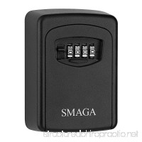 Key Storage Lock Box with 4-Digit Combination Wall Mounted Key Safe Box/Security Key Holder/Code Storage Case/Cipher Lock Box (Black) (Black) - B07DJ2MW5S